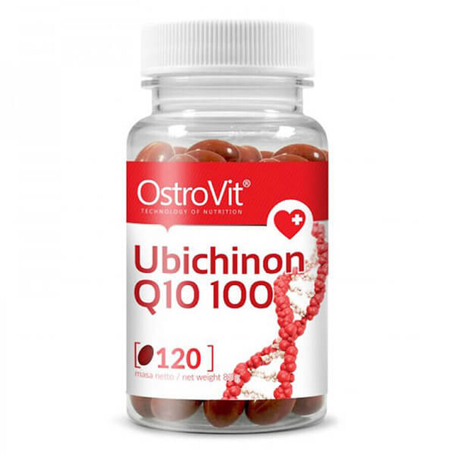 OstroVit, Ubichinon Q10 100 mg, Coenzym Q10, 120 Kapseln