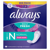 Always Dailies Fresh Protect, assorbenti igienici, normali, 58 pz.