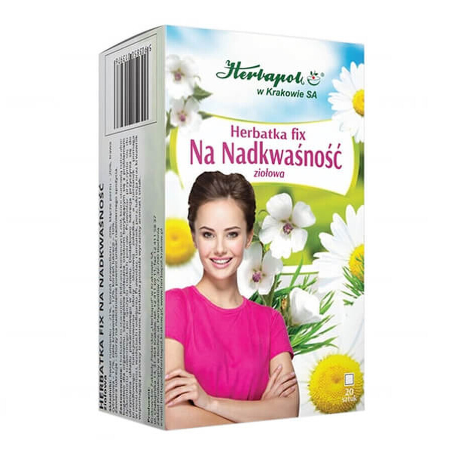 Herbapol Na Nadkwaśność, tisane fixe, 2 g x 20 sachets