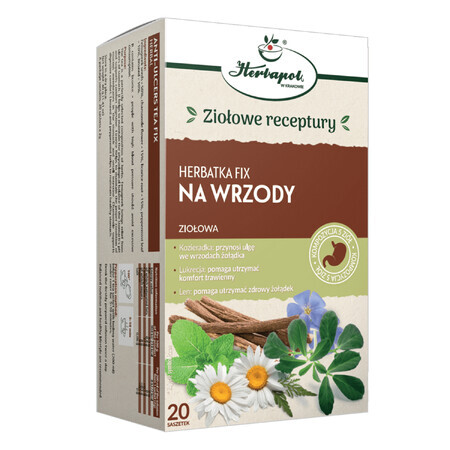 Herbapol Na Wrzody, tisane fixe, 2 g x 20 sachets