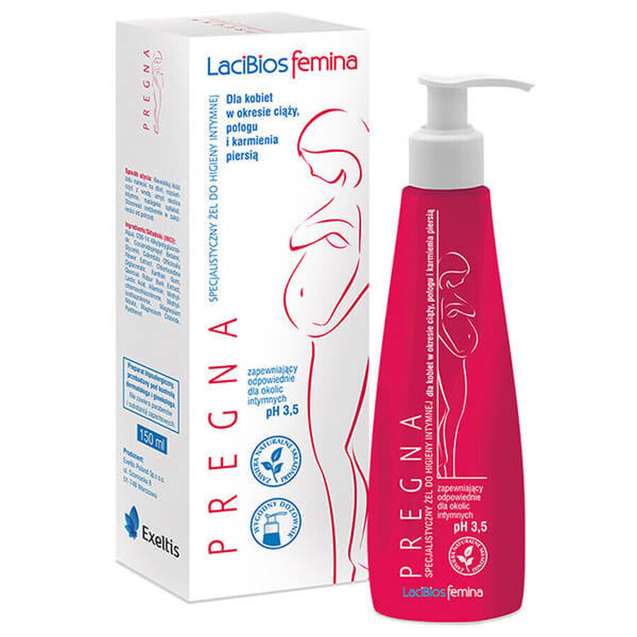 Lacibios Femina Pregna, gel spécialisé pour l'hygiène intime, 150 ml