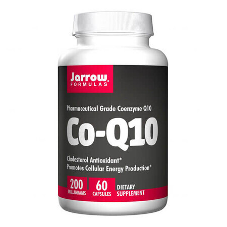 Jarrow Formulas Co-Q10, coenzyme Q10 200 mg, 60 gélules