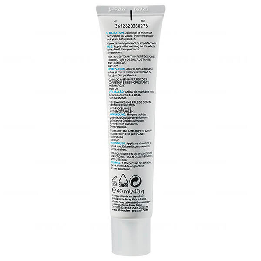 La Roche-Posay Effaclar Duo+, Creme gegen Hautunreinheiten, SPF 30, 40 ml