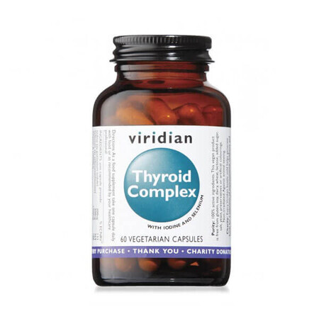 Viridian Thyroid Complex, thyroïde, 60 gélules