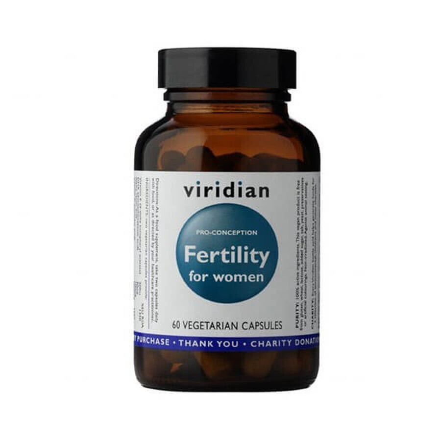 Viridian Fertility For Women, 60 gélules