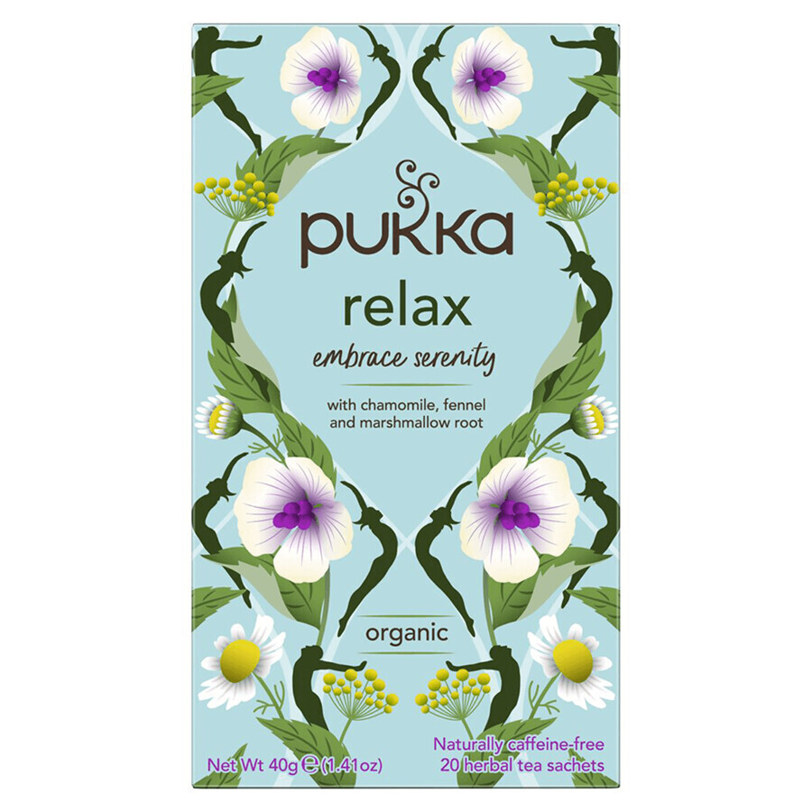 Pukka, Thé Relax BIO, 20 sachets