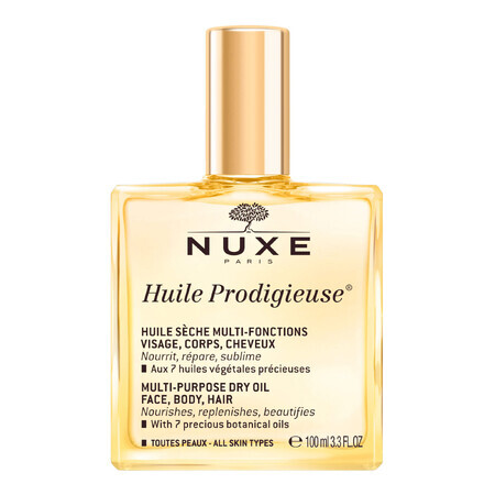 Nuxe Huile Prodigieuse, trockenes Multifunktionsöl für Körper, Gesicht und Haar, 100 ml