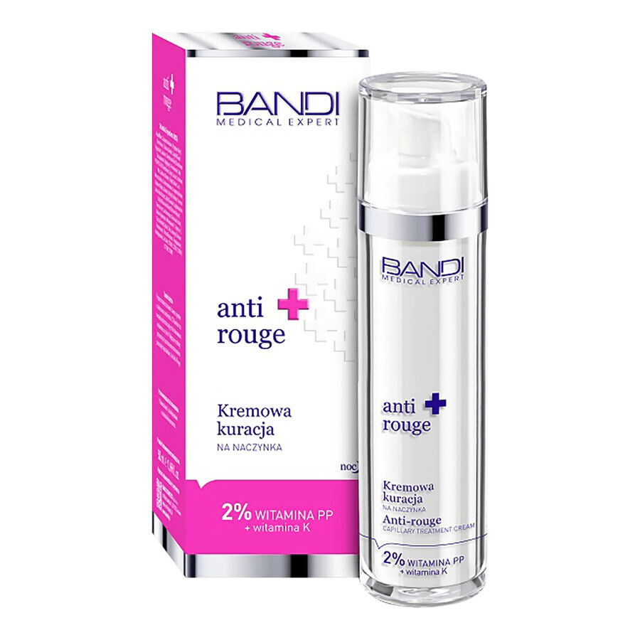 Bandi Medical Anti Rouge, trattamento in crema per i capillari, 50 ml