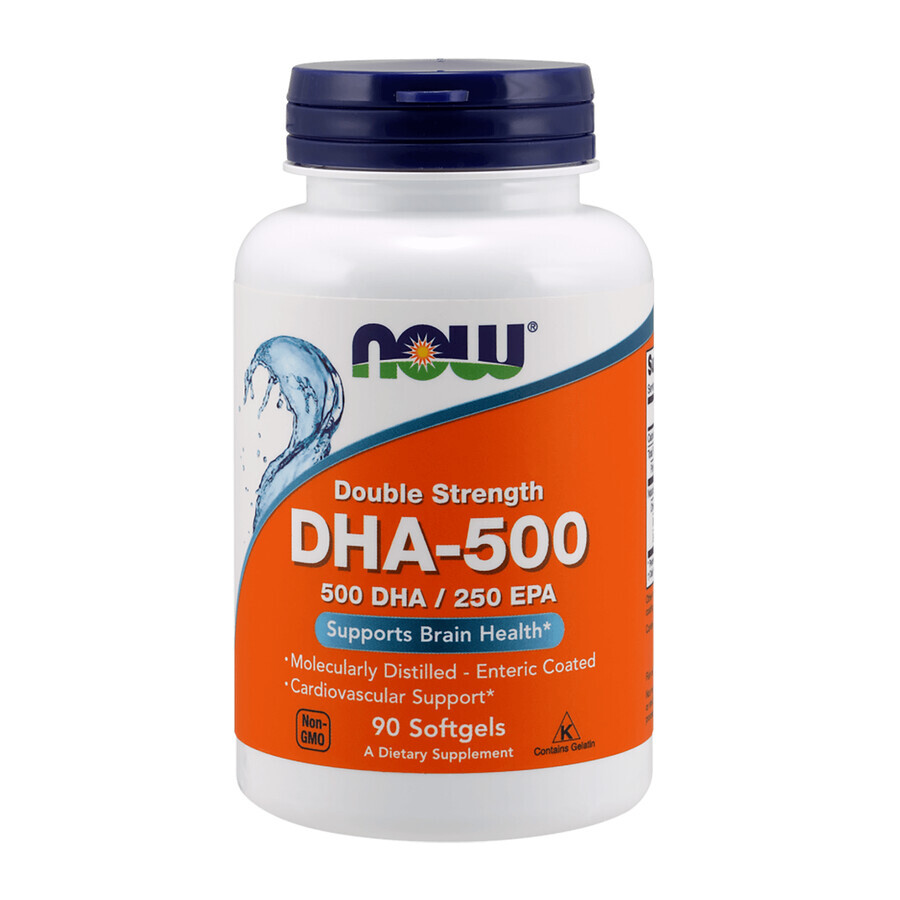 Now Foods DHA-500, 90 capsules molles