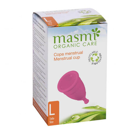 Masmi Organic Care, coupe menstruelle, taille L, 1 pièce