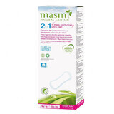 Masmi Natural Cotton, Organic Cotton Sanitary Napkins, 2in1 Soft, Ultra-Absorbent, 24 Pieces