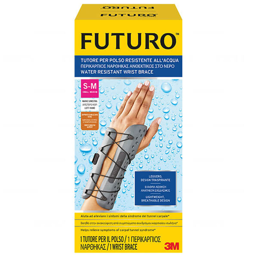 Stabilisateur FUTURO, poignet, étanche, S/M, droit, 1 pièce