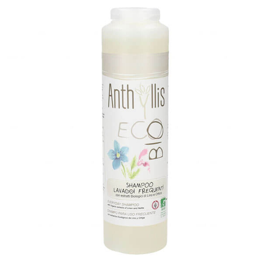 Anthyllis EcoBio, frequente shampoo met vlas- en brandnetelextract, 250 ml