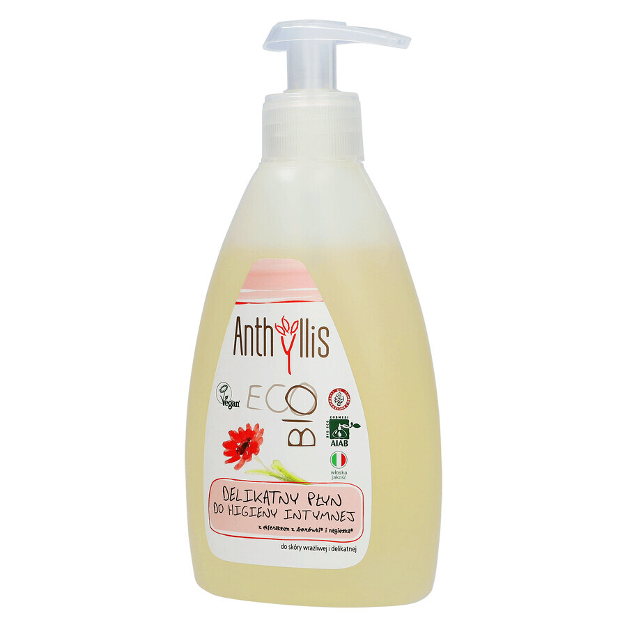 Anthyllis EcoBio, Intimpflege-Lotion mit Heidelbeer- und Ringelblumenextrakt, bio, 300 ml