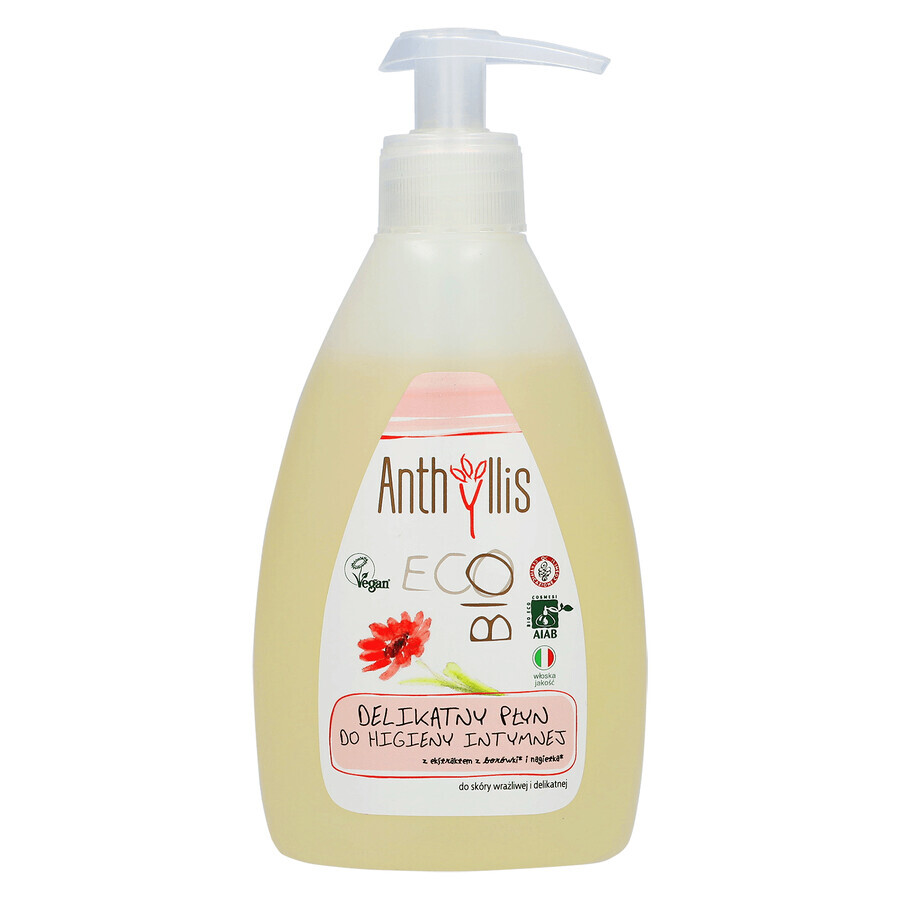 Anthyllis EcoBio, Intimpflege-Lotion mit Heidelbeer- und Ringelblumenextrakt, bio, 300 ml