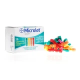 Microlet, lancetas, 25 piezas