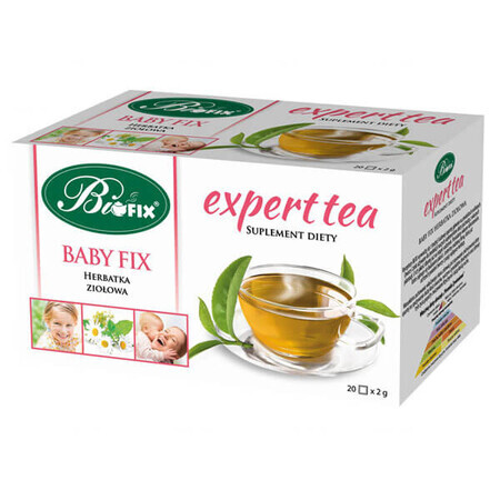 Bi Fix, Expert Tea Baby Fix, thé pour bébé, plus de 3 ans, 20 sachets