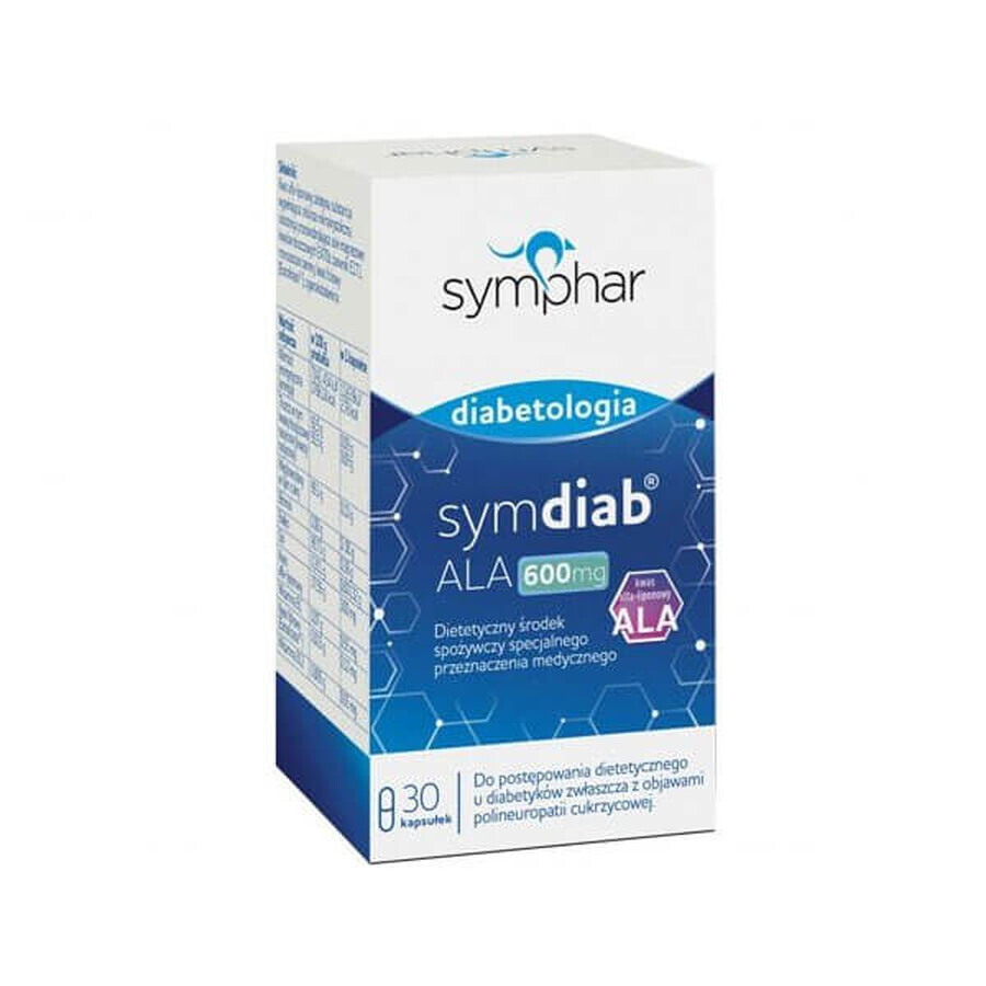 Symdiab ALA 600 mg, 30 gélules