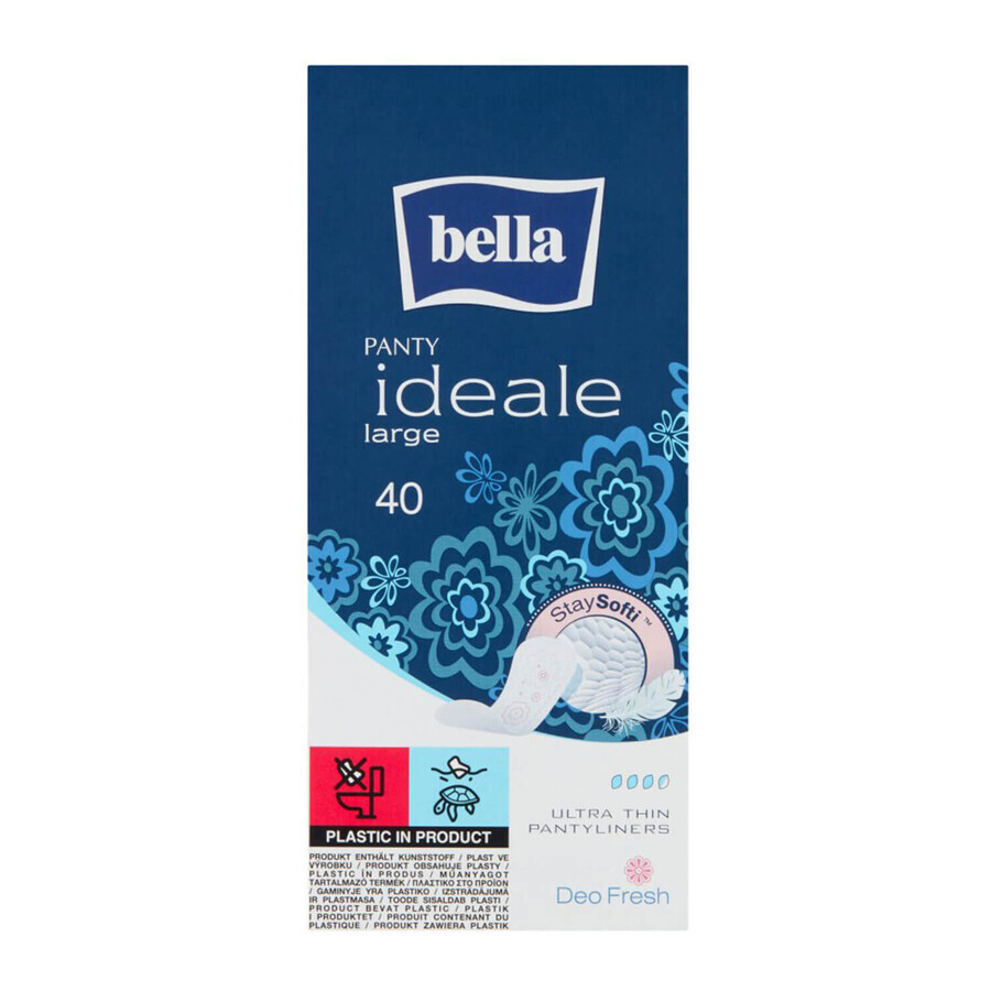 Bella Panty Ideale, StaySofti serviettes hygiéniques, Large, 40 pcs