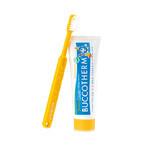 Kit d'hygiène bucco-dentaire pour les enfants de 7 à 12 ans (contient un dentifrice, une brosse à dents et un sachet de coton), 50 ml, Buccotherm