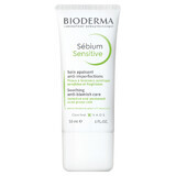 Bioderma Sebium Sensitive, crème de soutien apaisante pour les peaux à tendance acnéique, 30 ml