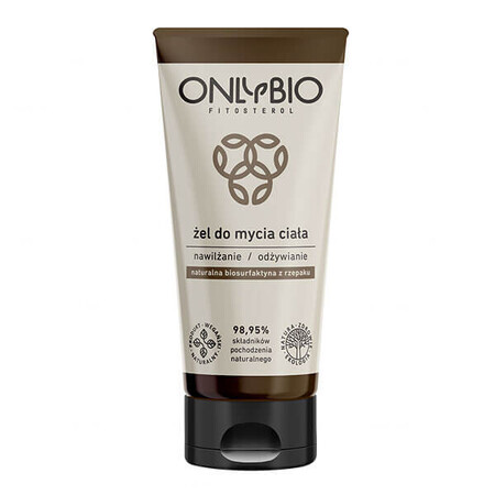 Onlybio, gel douche, hydratant et nourrissant, 200 ml