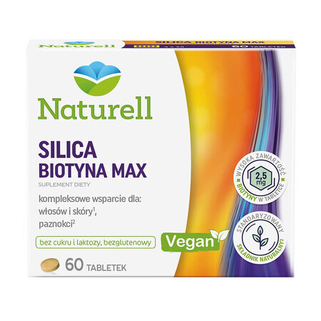 Naturell Silica Biotin Max, 60 compresse