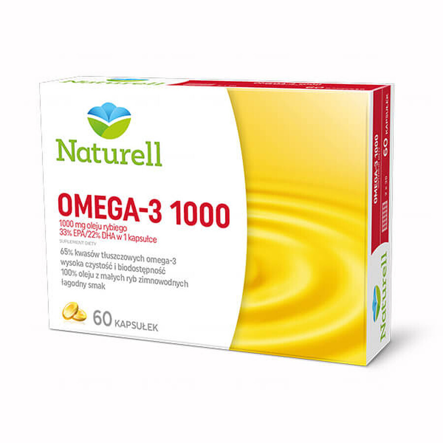 Naturell Omega-3 1000, 60 gélules