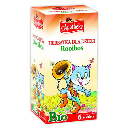 Apotheke Rooibos Bio, une tisane pour les bébés de plus de 6 mois, 1,5 g x 20 sachets