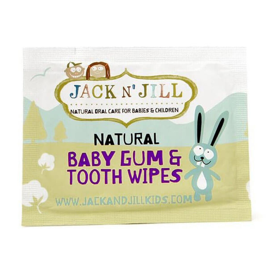 Jack n Jill, lingettes nettoyantes pour chewing-gum de bébé, 25 pièces