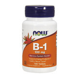 Now Foods B-1, vitamine B1, 100 comprimés