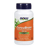 Now Foods CurcuBrain 400 mg, curcuma, 50 gélules végétales