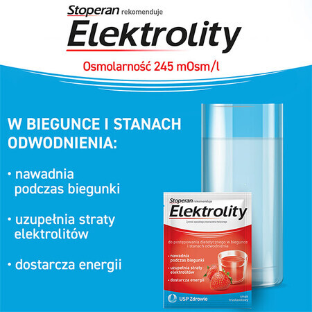 Electrolytes, goût fraise, 7 sachets