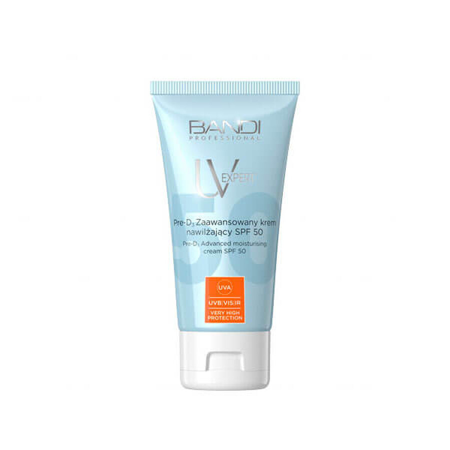 Bandi UV Expert PRE-D3, crème hydratante avancée, SPF 50, 50 ml