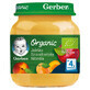 Gerber Organic, Dessert, pomme p&#234;che abricot, apr&#232;s 4 mois, 125 g