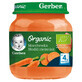 Gerber Organic Lunch, carotte, patate douce, apr&#232;s 4 mois, 125 g