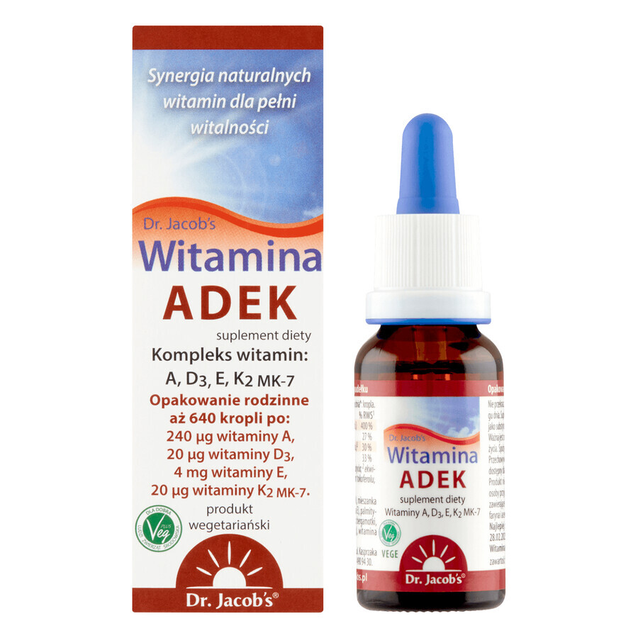 Dr. Jacob's Vitamin ADEK, Tropfen, 20 ml