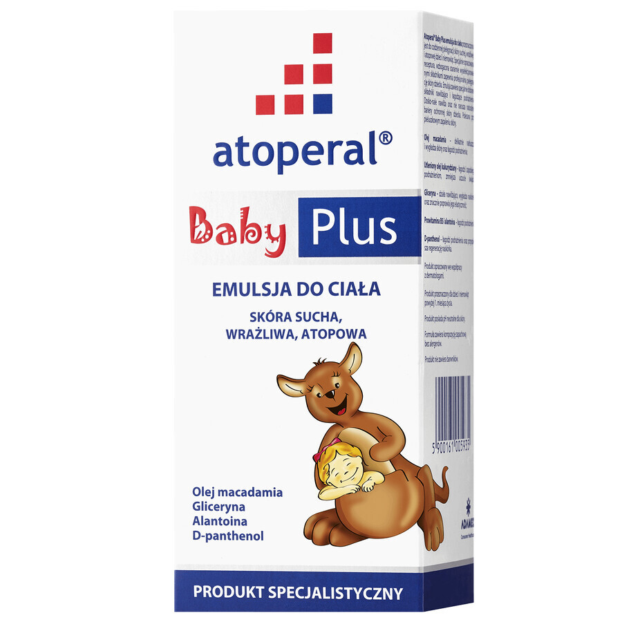 Atoperal Baby Plus, émulsion corporelle, 200 ml