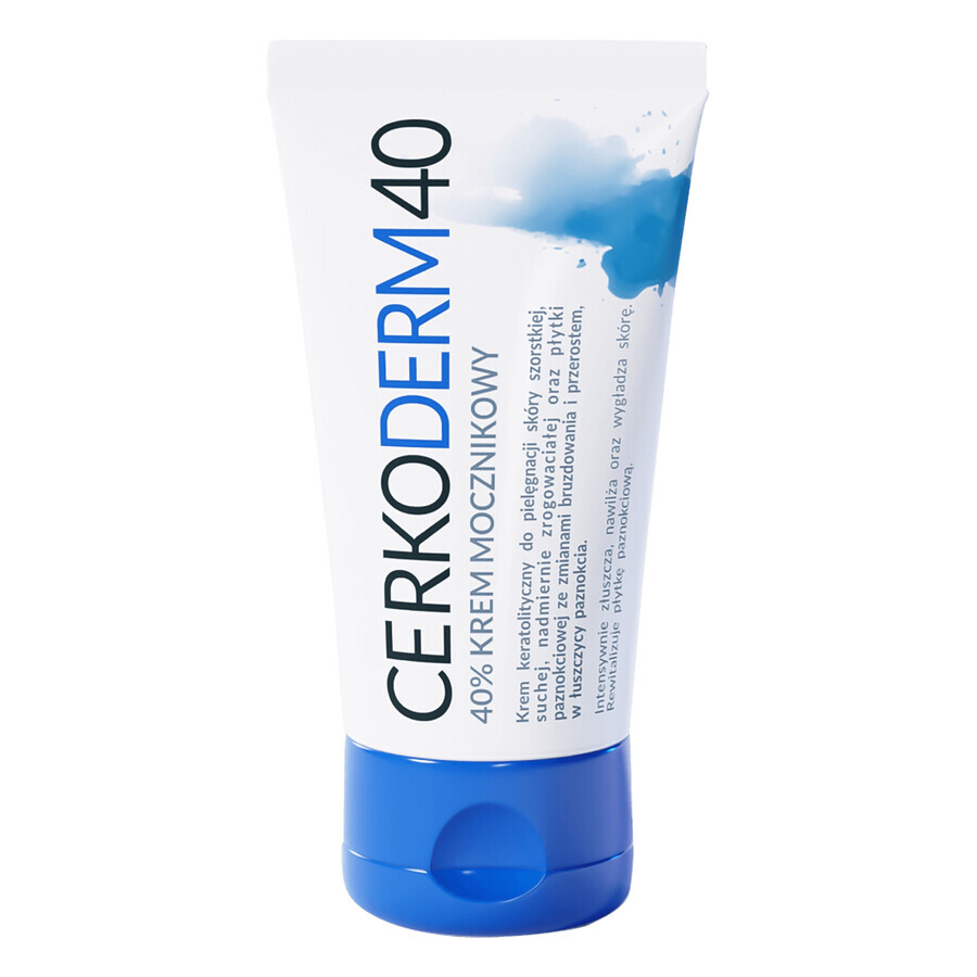 Cerkoderm 40, crème à 40% d'urée, peau sèche et calleuse, 50 ml