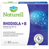 Naturell Rhodiola + B, 60 compresse