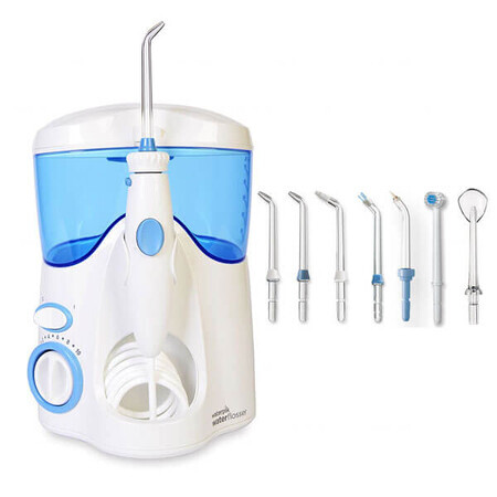 Waterpik WP100 E2 Ultra, irrigateur dentaire, stationnaire, 7 pièces à main