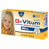 D-Vitum 1000 IU, vitamine D pour les enfants à partir de 1 an, 36 gélules détachables