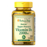 Puritans Pride, Vitamin D3 2000 IU, 200 capsules