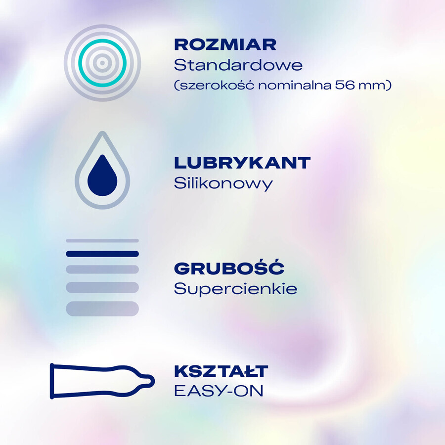 Durex Invisible, preservativi ultrasottili, 10 pezzi