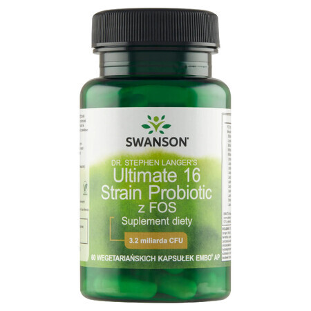 Swanson Ultimate 16 Strain Probiotic, 60 gélules