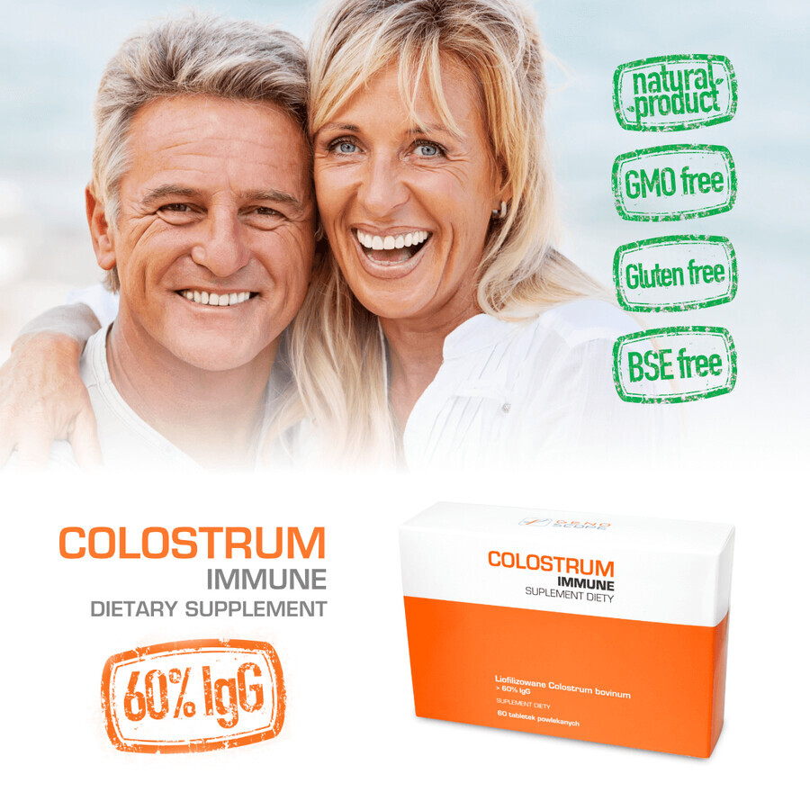 Immune Colostrum, 60 tablets