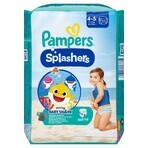 Pampers Splashers, couches de bain, taille 4-5, 9-15 kg, 11 pcs