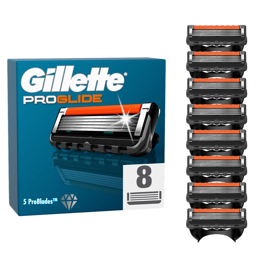 Gillette Fusion Proglide manueel, vervangingspatronen, 8 stuks