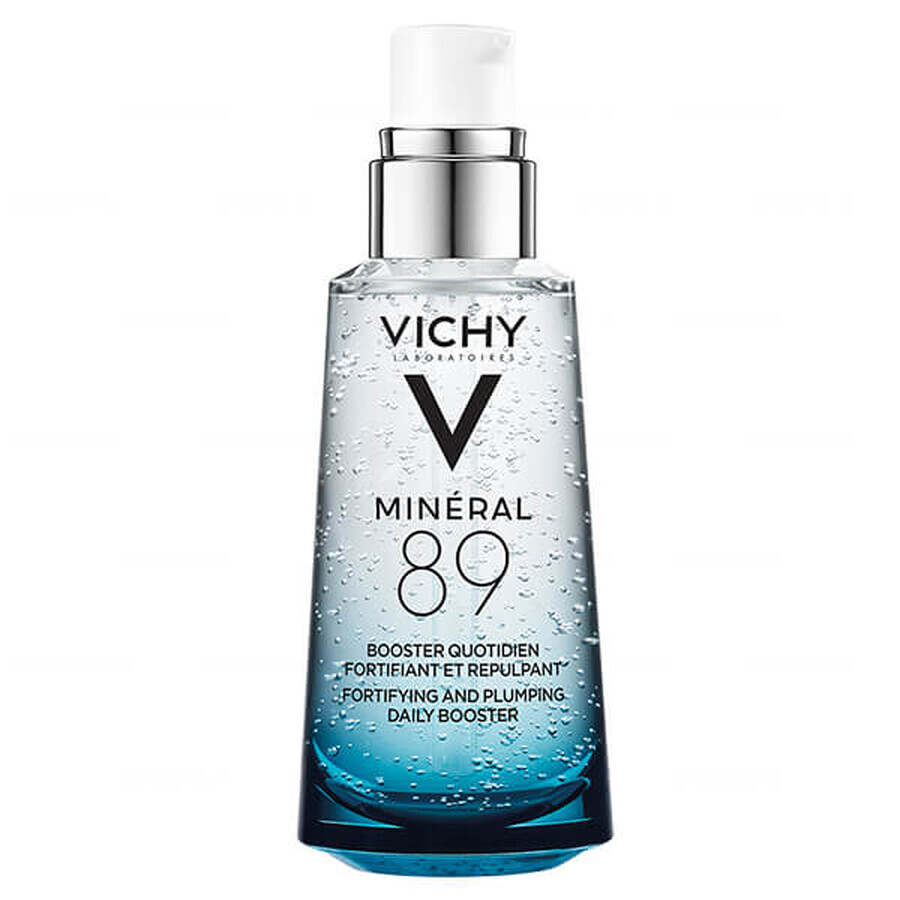 Vichy Mineral 89, booster de renforcement et d'hydratation à l'acide hyaluronique, 50 ml