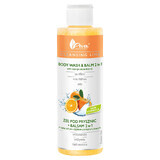 Ava Cleansing Line, gel douche + lotion 2-en-1 à l'huile d'orange naturelle, 200 ml